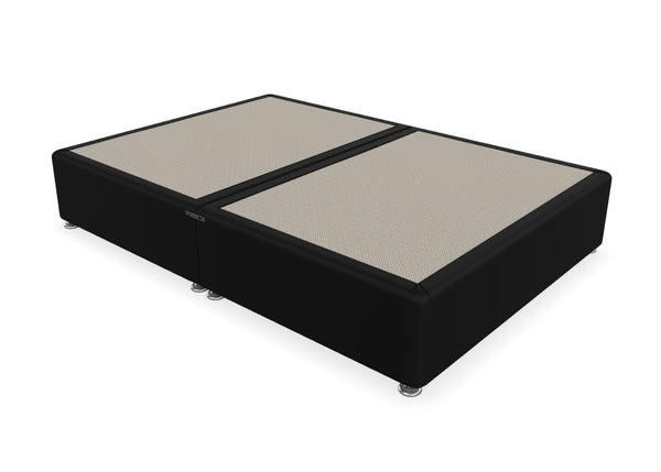 Heavy Duty Divan Base in Black Linen 