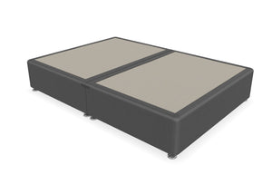 Heavy Duty Divan Base in Charcoal Linen 