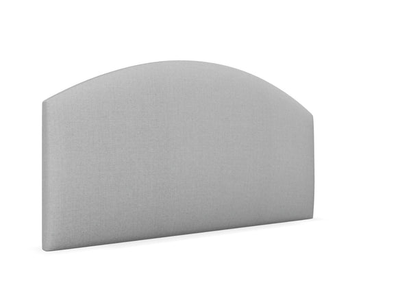 Fresia Strutted Headboard Finished in Faux Linen Light Grey