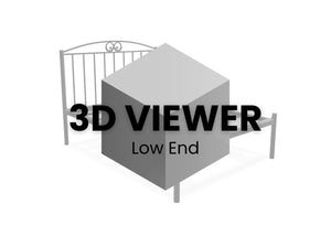 Aubrey Bed Low End 3D Model