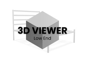 Becky Bed Low End 3D Model