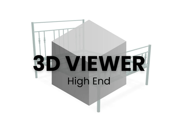 Gemma High End Bed 3D Model