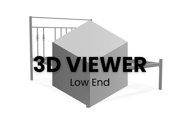 Gemma Bed Low End 3D Model