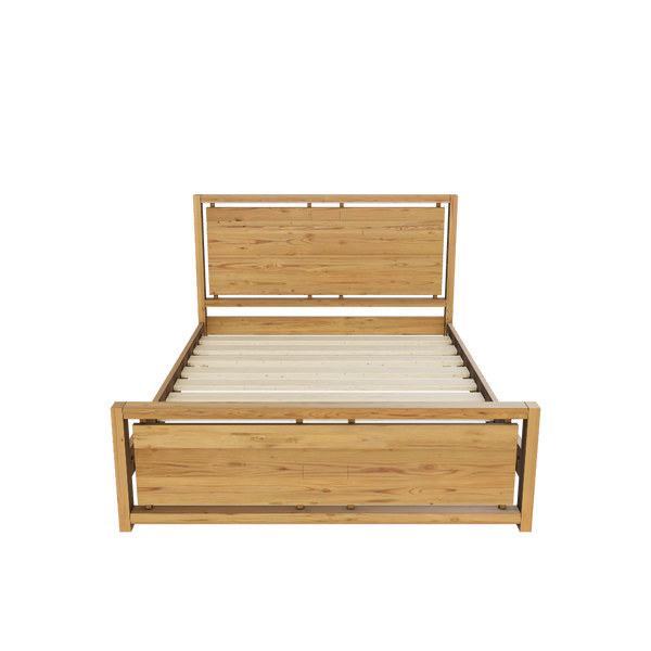 Messina Pine Bed 3D Model
