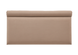 Snowdrop Headboard - Double - Faux Linen Sand - New (Clearance)
