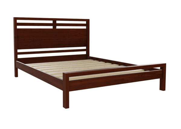 Trelleborg Bed Finished in Mahogany Stain