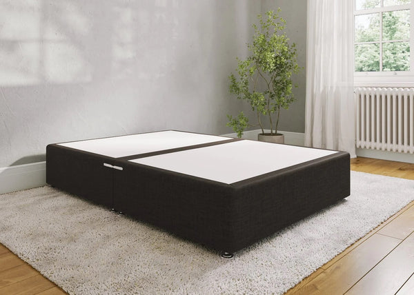 Reinforced Divan Base in Charcoal