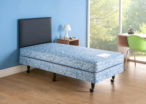 Antrim Reinforced Base with Plastic Legs on Castors shown in waterproof blue