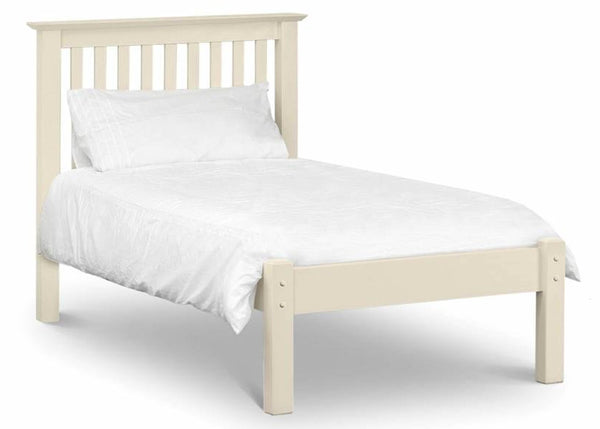 Barcelona Bed (Single) in Off White (Low)