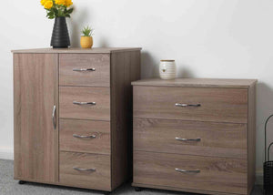 Truffle Finish with Rollo Handles
