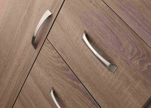 Truffle Finish with Rollo Handles