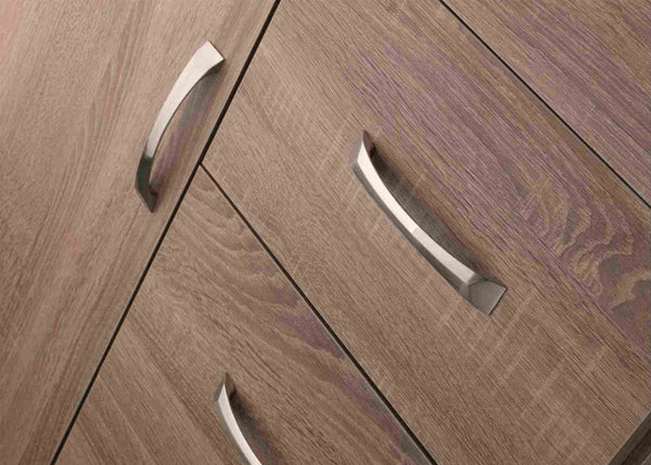 Truffle Finish with Rollo Handles