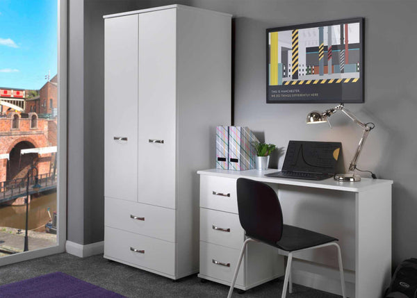 Painted White with Rollo Handles