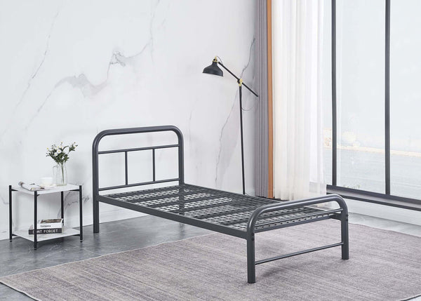 Cromer Bed Single in Grey