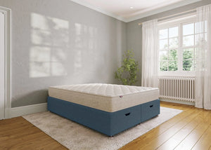 End Lift Ottoman Bed in Navy