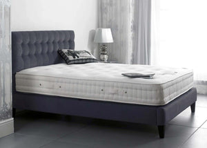 Side View of Freya Fabric Bed (Custom)