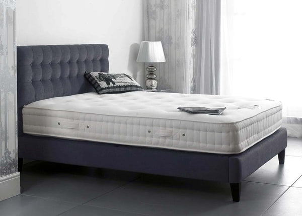 Side View of Freya Fabric Bed (Custom)