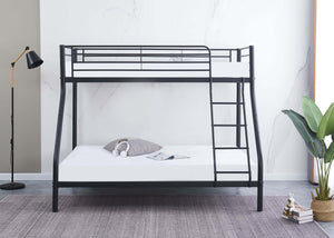 Holt Triple Bunk Bed in Black