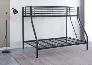 Holt Triple Bunk Bed in Black