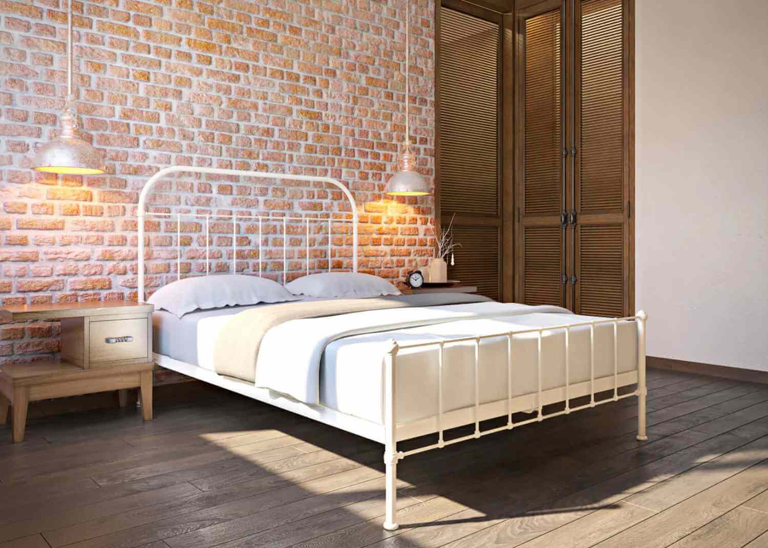 Wrought iron bed clearance shop near me