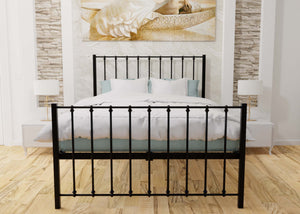 Nancy Metal Bed Finished in Black