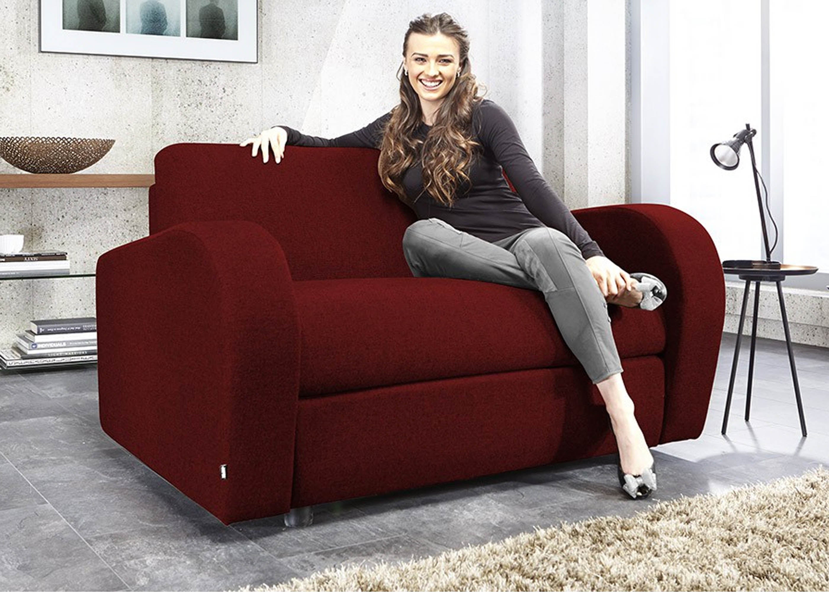 Contract Retro Sofa Bed for Hotel or Guesthouse Reinforced Beds