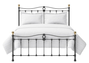 Front View of The Tula Bed in Black 