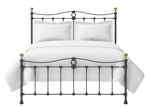 Front View of The Tula Bed in Black 